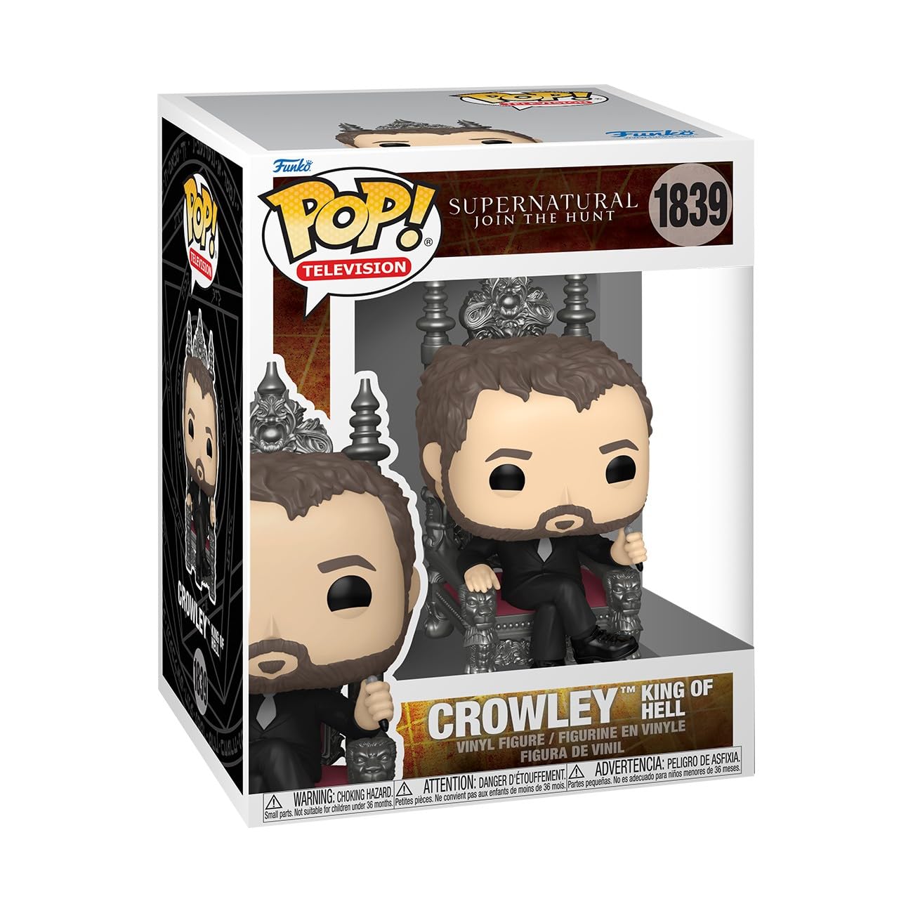 POP!funko SUPERNATURAL フィギュアセット Funko Pop! Premium: Supernatural - Crowley KOH - Boneco